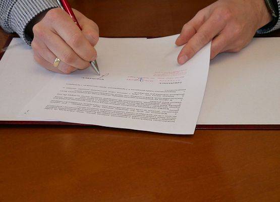 Podpisanie umowy na wykonanie